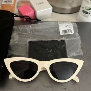 AUTHENTIC & NWT Celine Ivory Cat Eye Sunglasses
